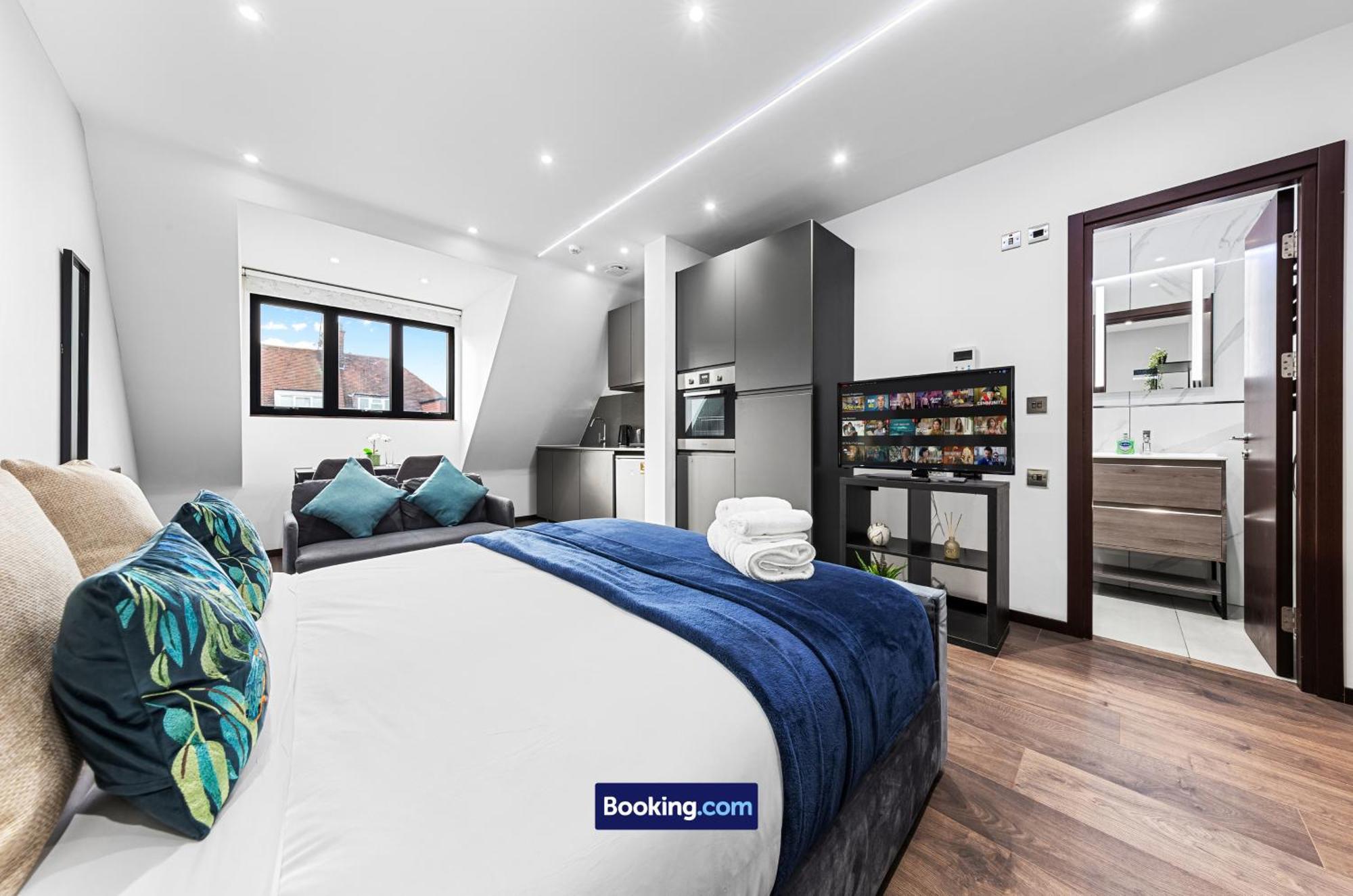 Stylish Studio Apt By Stay Smart Short Lets & Serviced Accommodation Woodstock With Free Wifi London Exteriör bild