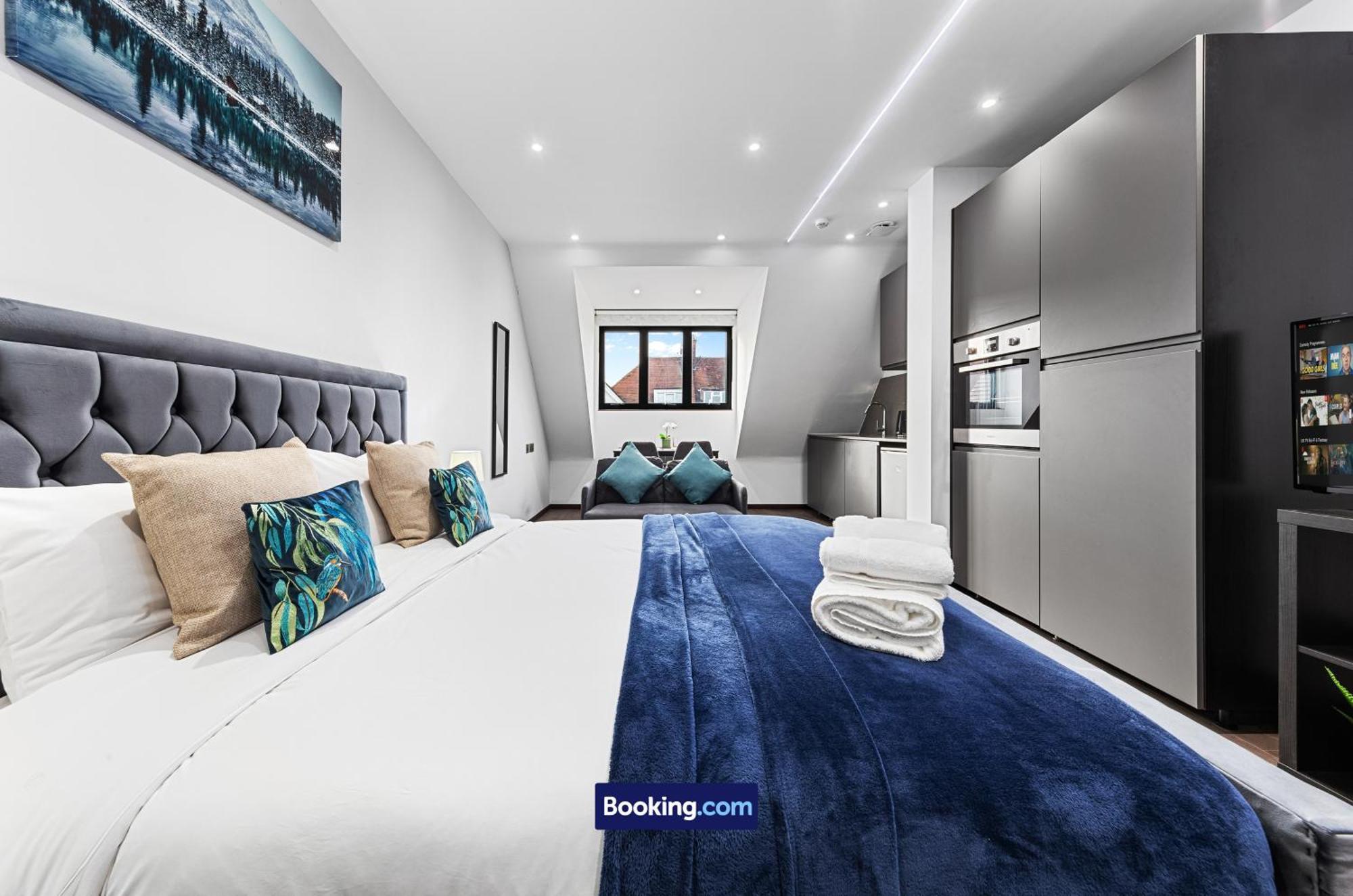 Stylish Studio Apt By Stay Smart Short Lets & Serviced Accommodation Woodstock With Free Wifi London Exteriör bild